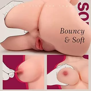 Goyha Sex Doll Male Masturbator with Big Breasts and Plump Hips, 13.8 B Realistic Torso Love Doll for Men Masturbation, Life-Siz