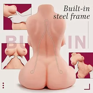 Goyha Sex Doll Male Masturbator with Big Breasts and Plump Hips, 13.8 B Realistic Torso Love Doll for Men Masturbation, Life-Siz