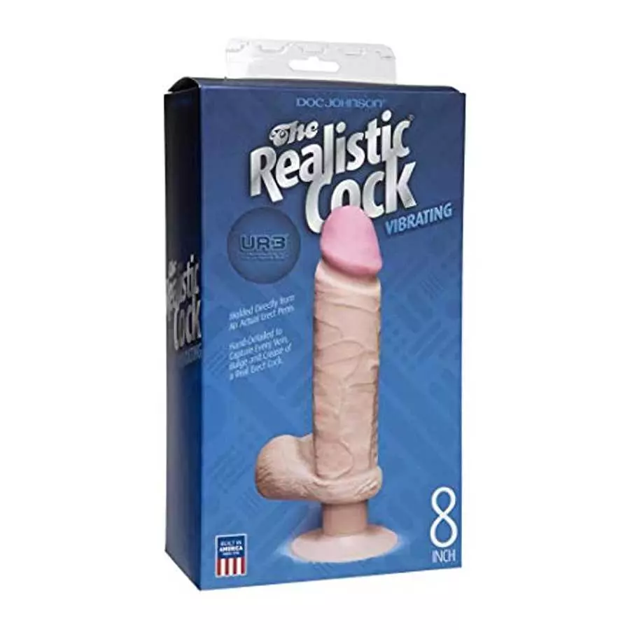 UR3 Realistic Vibrating Cock 8 inch