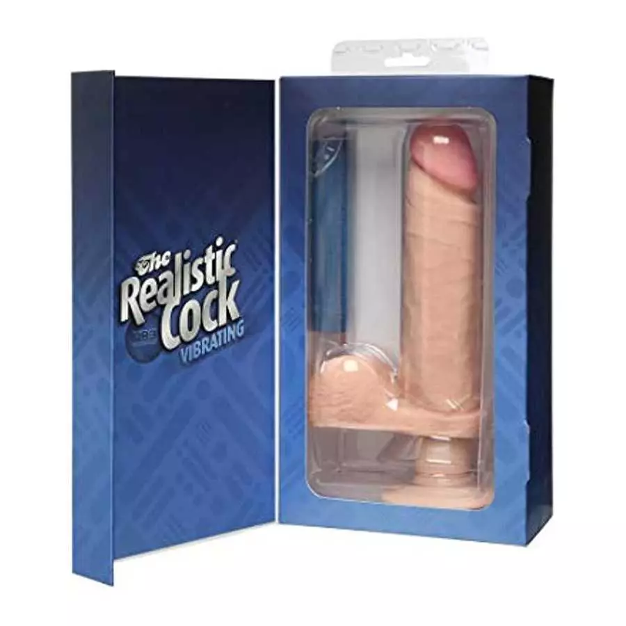 UR3 Realistic Vibrating Cock 8 inch