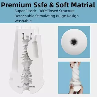 Automatic Male Masturbator Cup, Electric Male Masturbators with 4 Sucking & 9 Vibration Modes Male Sex Toy for Penis Stimulation