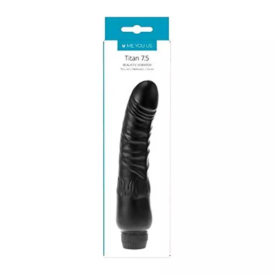 Abs Holdings Kinx Titan Realistic Vibrator, Black, 7.5 Inch