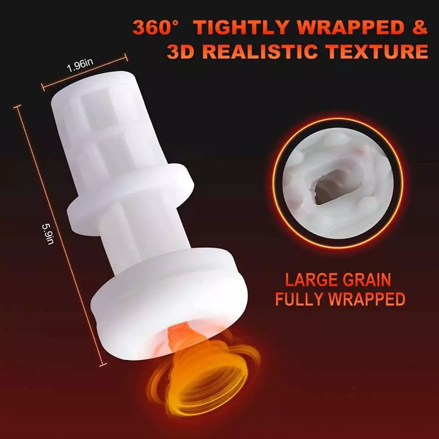 Automatic Male Masturbator, SUPOLA Male Masturbator Cup with 7 Thrusting & Squeezing Modes, Hands-Free Electric Pocket Pussy Mal