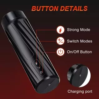 Automatic Male Masturbator, SUPOLA Male Masturbator Cup with 7 Thrusting & Squeezing Modes, Hands-Free Electric Pocket Pussy Mal