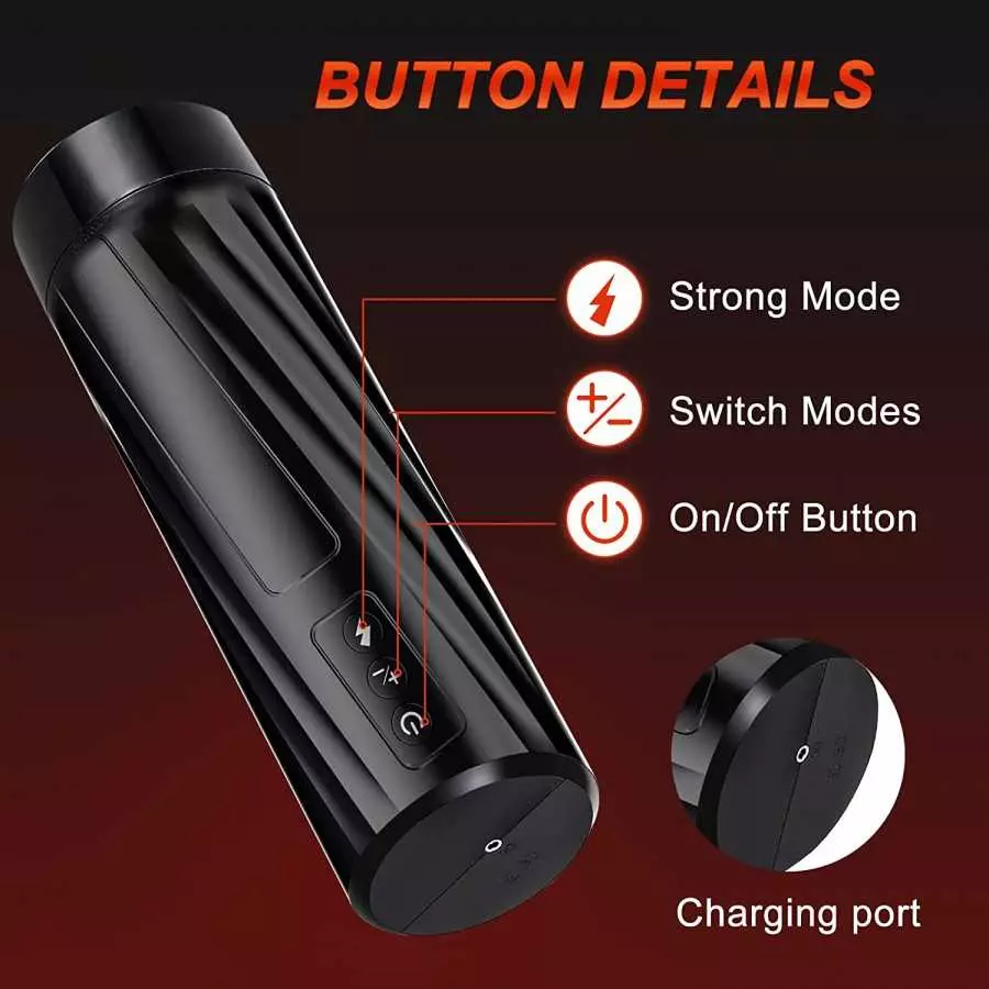 Automatic Male Masturbator, SUPOLA Male Masturbator Cup with 7 Thrusting & Squeezing Modes, Hands-Free Electric Pocket Pussy Mal