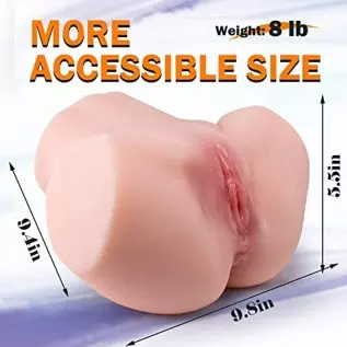 8LB Sex Doll for Men Male Masturbator with Ballet Open Legs, Realistic Pocket Pussy Ass Male Sex Toy with Lifelike Vaginal and A
