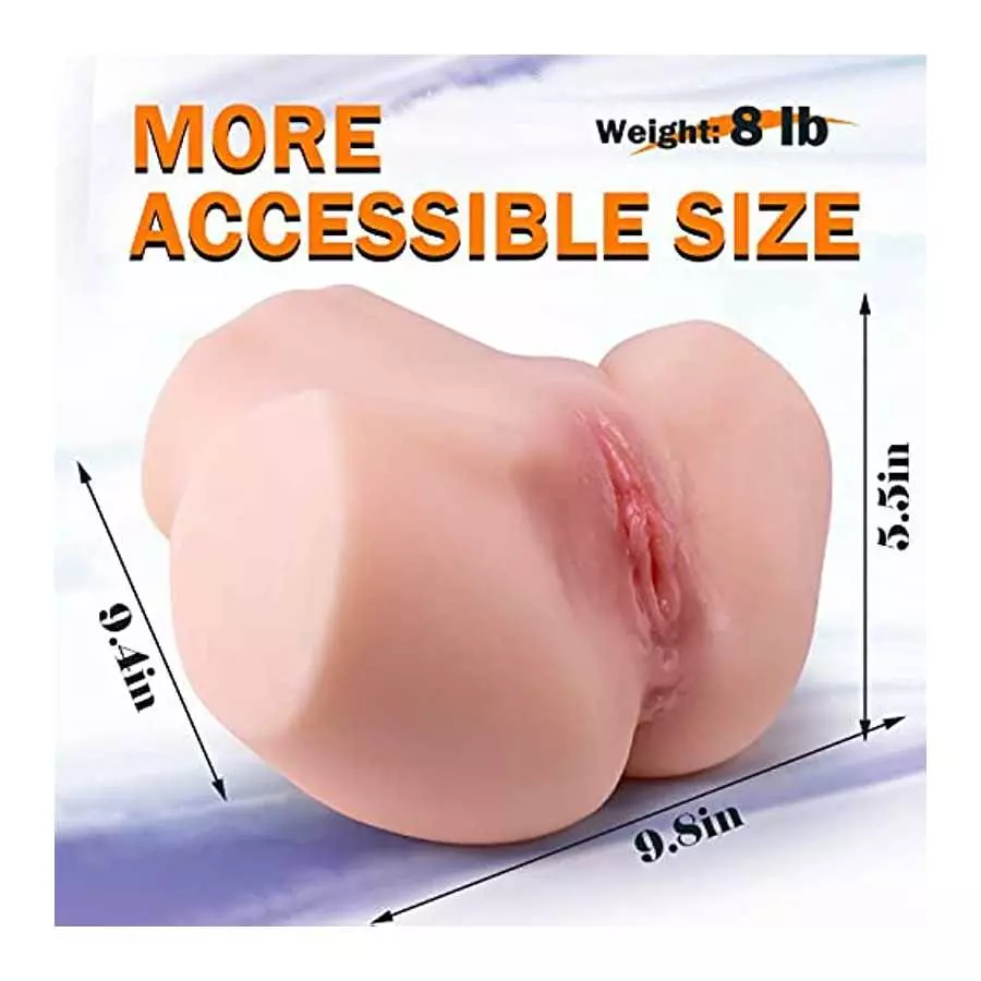 8LB Sex Doll for Men Male Masturbator with Ballet Open Legs, Realistic Pocket Pussy Ass Male Sex Toy with Lifelike Vaginal and A