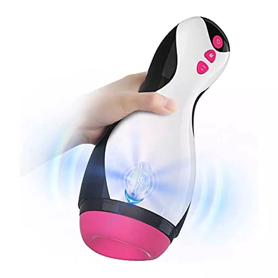 Automatic Male Masturbators Cup Adult Sex Toys for Men Realistic Textured Pocket Pussy Sex Toys for Men with 10 Vibration Modes,