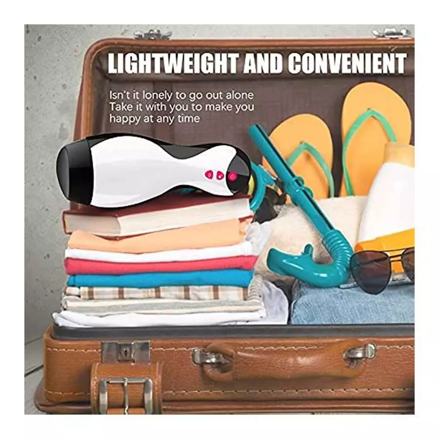 Automatic Male Masturbators Cup Adult Sex Toys for Men Realistic Textured Pocket Pussy Sex Toys for Men with 10 Vibration Modes,