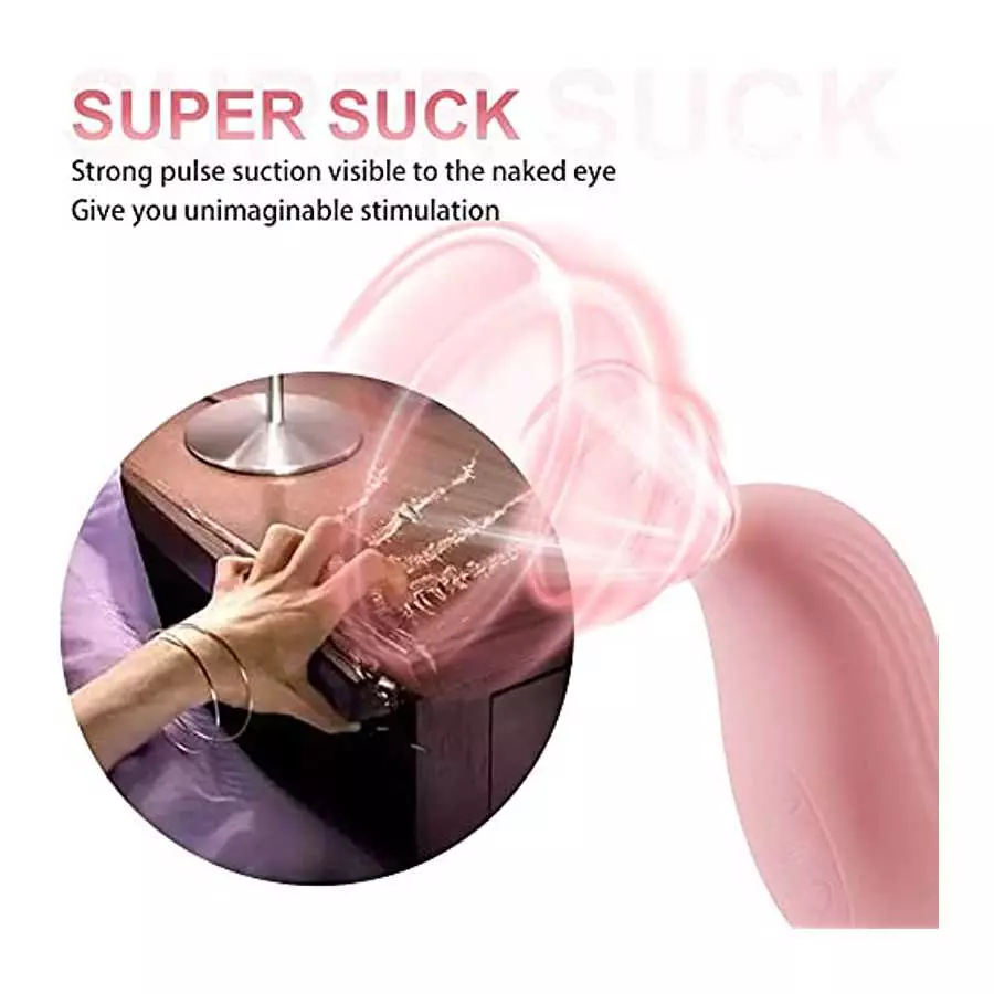 Rose Sex Toys for Women - Adult Toy Vibrator with Thrusting Dildo for Woman Couples Sucking and Stretching Double Play