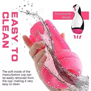 Automatic Male Masturbators Cup Adult Sex Toys for Men Realistic Textured Pocket Pussy Sex Toys for Men with 10 Vibration Modes,