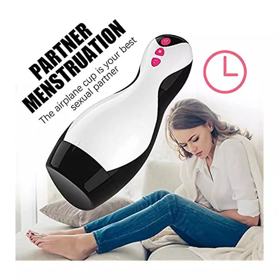 Automatic Male Masturbators Cup Adult Sex Toys for Men Realistic Textured Pocket Pussy Sex Toys for Men with 10 Vibration Modes,