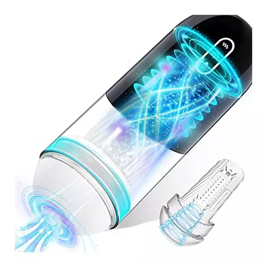 Automatic Male Masturbator - LATUNE Male Masturbator Cup with 5 Suction & 10 Vibration Modes, Realistic Textured Pocket Pussy Va Automatic Male Masturbator - LATUNE Male Masturbator Cup with 5 Suction & 10 Vibration Modes, Realistic Textured Pocket Pussy Va