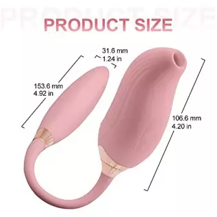 Rose Sex Toys for Women - Adult Toy Vibrator with Thrusting Dildo for Woman Couples Sucking and Stretching Double Play Rose Sex Toys for Women - Adult Toy Vibrator with Thrusting Dildo for Woman Couples Sucking and Stretching Double Play