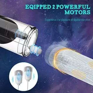 Automatic Male Masturbator - LATUNE Male Masturbator Cup with 5 Suction & 10 Vibration Modes, Realistic Textured Pocket Pussy Va Automatic Male Masturbator - LATUNE Male Masturbator Cup with 5 Suction & 10 Vibration Modes, Realistic Textured Pocket Pussy Va