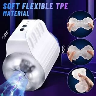 Automatic Male Masturbators Cup with 4 Suction & 10 Vibration Modes, Vibrating Sucking Male Masturbation Cup Adult Sex Toys for Automatic Male Masturbators Cup with 4 Suction & 10 Vibration Modes, Vibrating Sucking Male Masturbation Cup Adult Sex Toys for