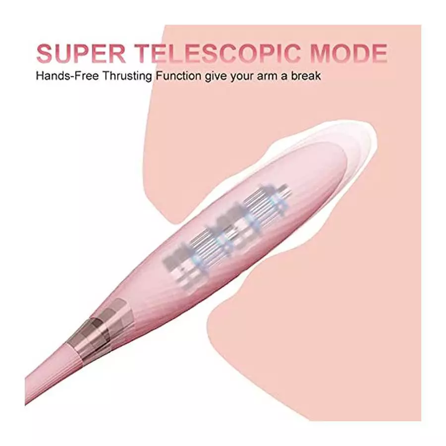 Rose Sex Toys for Women - Adult Toy Vibrator with Thrusting Dildo for Woman Couples Sucking and Stretching Double Play