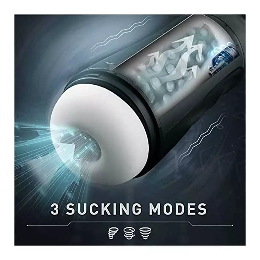 Automatic Male Masturbators Cup with 3 Suction&Vibration,Male Masturbator Stroker Men’s Sex Toys,Electric Pocket Pussy 3D Textur