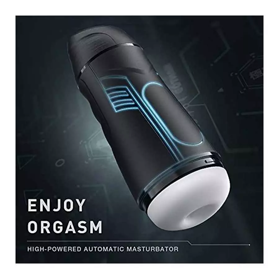 Automatic Male Masturbators Cup with 3 Suction&Vibration,Male Masturbator Stroker Men’s Sex Toys,Electric Pocket Pussy 3D Textur