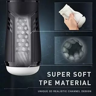 Automatic Male Masturbators Cup with 3 Suction&Vibration,Male Masturbator Stroker Men’s Sex Toys,Electric Pocket Pussy 3D Textur Automatic Male Masturbators Cup with 3 Suction&Vibration,Male Masturbator Stroker Men’s Sex Toys,Electric Pocket Pussy 3D Textur