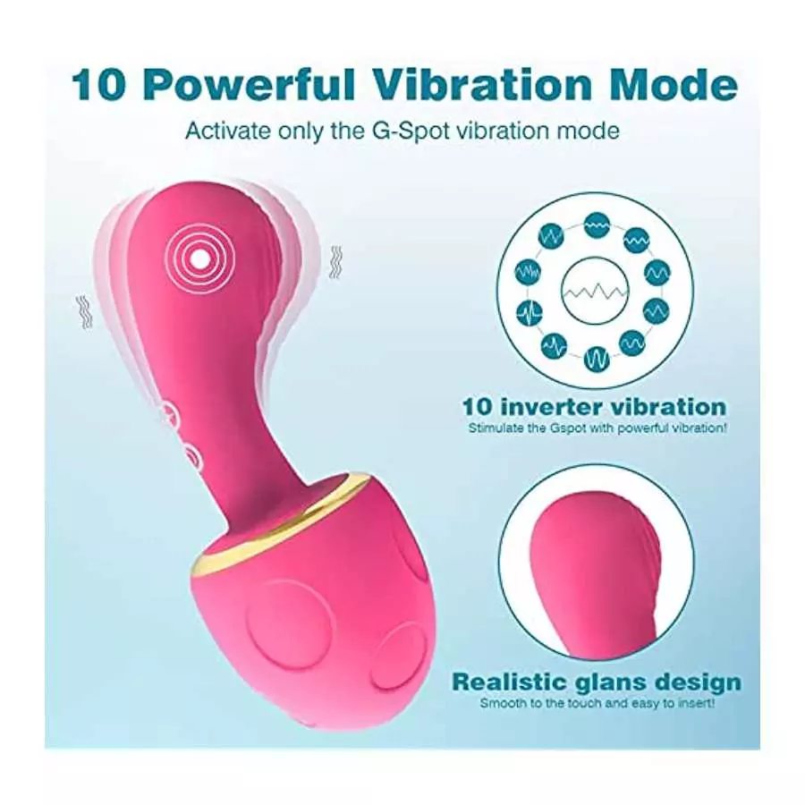 Nipple Suck Lick Vibrator for Women, 2 in 1 Realistic Vibrating Dildos with 10 Lick & 10 Vibrating Modes, Sex Toys for Women's S