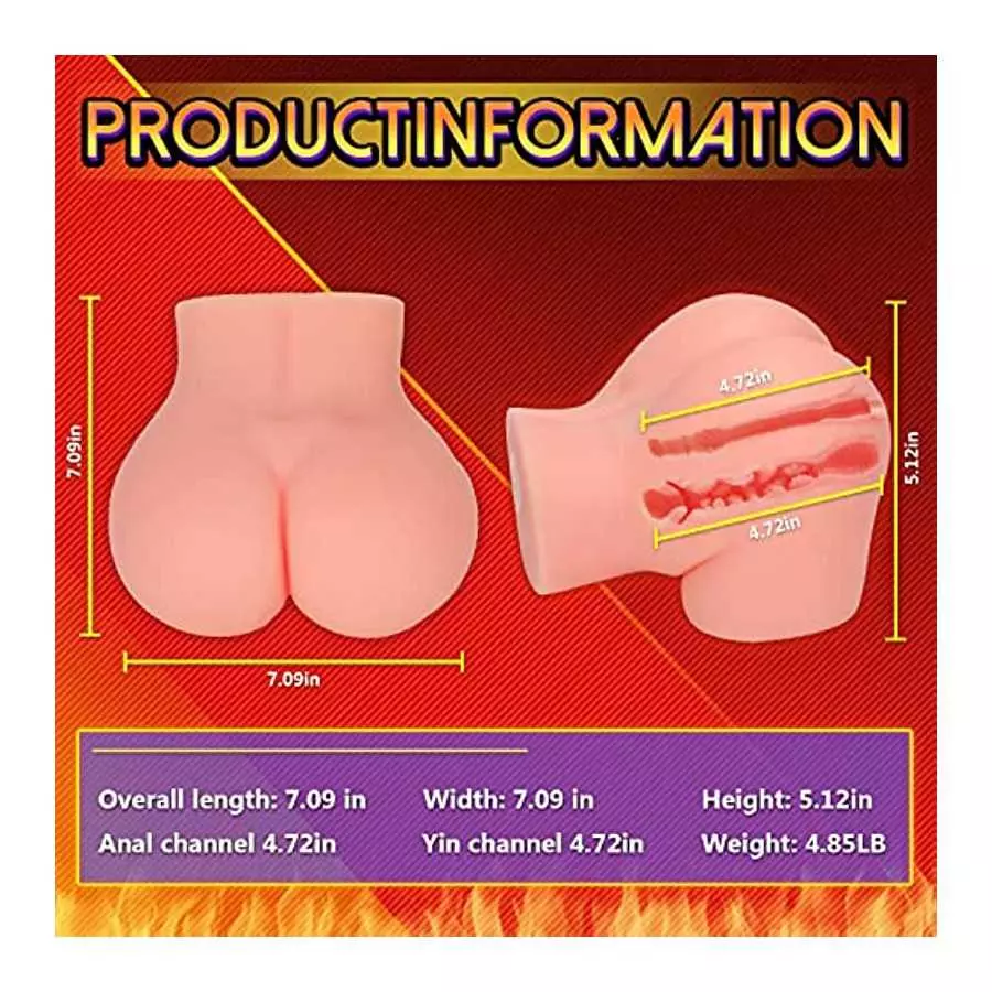 Automatic Male Masturbator Lifelike Sex Doll 2 Holes Realistic Design Pussy Ass Automatic Continuous Heating 7 Vibration Modes f