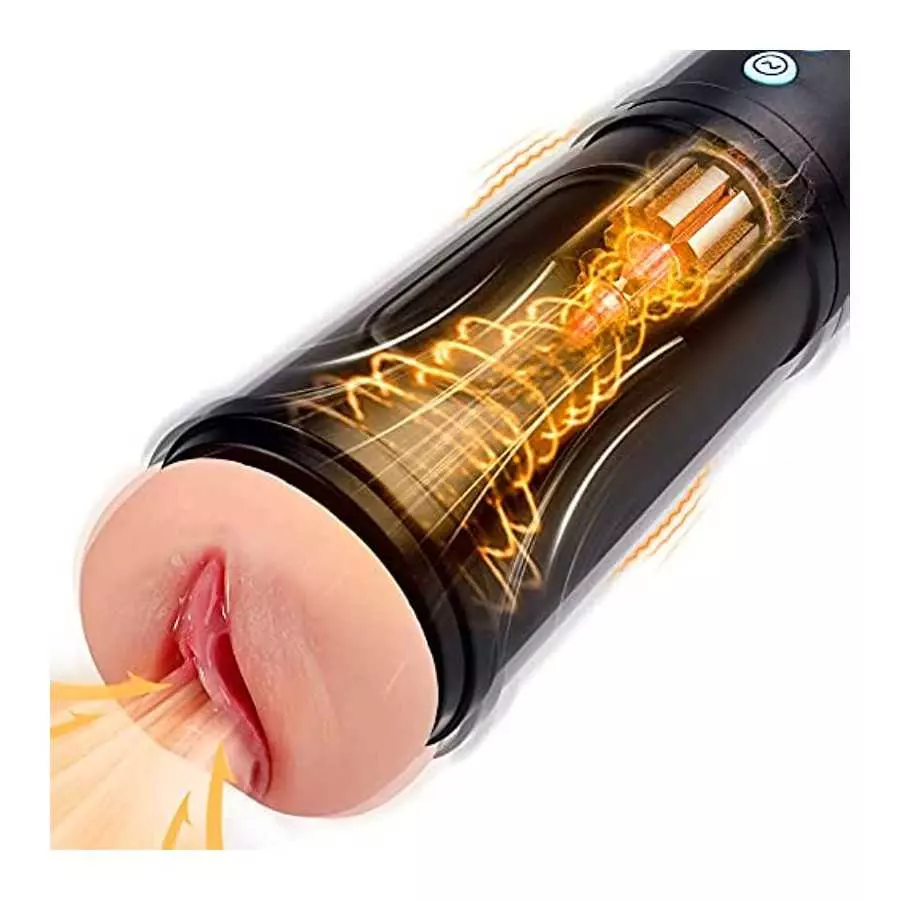 Automatic Male Masturbator Cup with 7.1in Rrealistic Pocket Pussy, Sucking Male Masturbators with 5 Suction Modes and 10 Vibrati Automatic Male Masturbator Cup with 7.1in Rrealistic Pocket Pussy, Sucking Male Masturbators with 5 Suction Modes and 10 Vibrati