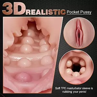 Automatic Male Masturbator Cup with 7.1in Rrealistic Pocket Pussy, Sucking Male Masturbators with 5 Suction Modes and 10 Vibrati Automatic Male Masturbator Cup with 7.1in Rrealistic Pocket Pussy, Sucking Male Masturbators with 5 Suction Modes and 10 Vibrati