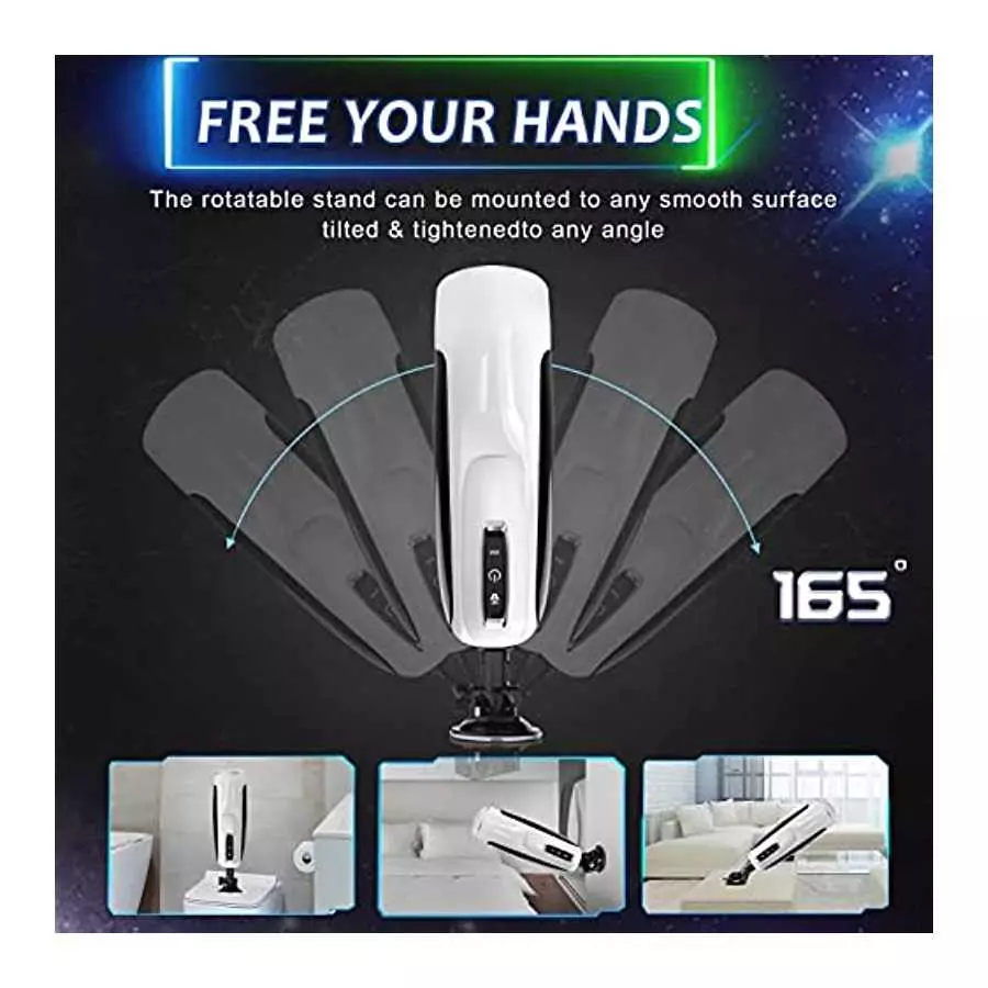 Automatic Male Masturbator,Electric Thrusting Masturbator Cup with 10 Thrusting & Rotating Modes for Penis Stimulation,Adult Mas