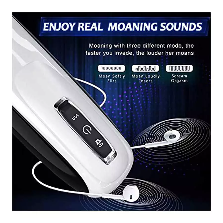 Automatic Male Masturbator,Electric Thrusting Masturbator Cup with 10 Thrusting & Rotating Modes for Penis Stimulation,Adult Mas