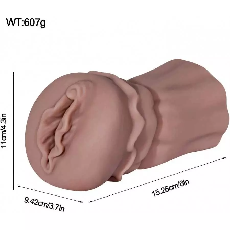 Male Masturbator Pocket Pussy with Tight Anus,3D Realistic Vagina for Men