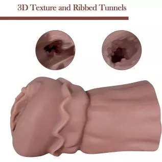 Male Masturbator Pocket Pussy with Tight Anus,3D Realistic Vagina for Men Male Masturbator Pocket Pussy with Tight Anus,3D Realistic Vagina for Men