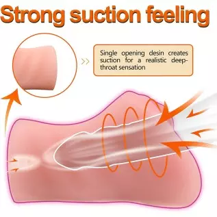 Ohiele Lifelike Male Masturbator Adult Realistic Pussy Sex Toy with 3D Realistic Vagina Texture and Tight Anal Silicone Soft Tou