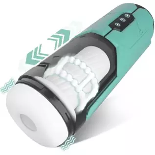 Automatic Male Masturbator, LAEFLAEK Male Masturbator Cup with 7 Thrusting Vibrating Modes, Pocket Pussy Stroker with Massage Be