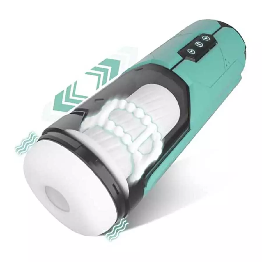 Automatic Male Masturbator, LAEFLAEK Male Masturbator Cup with 7 Thrusting Vibrating Modes, Pocket Pussy Stroker with Massage Be Automatic Male Masturbator, LAEFLAEK Male Masturbator Cup with 7 Thrusting Vibrating Modes, Pocket Pussy Stroker with Massage Be