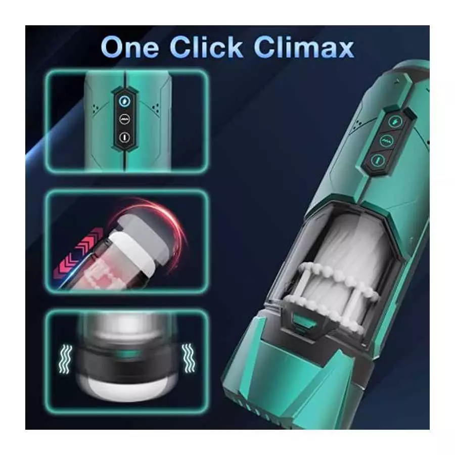 Automatic Male Masturbator, LAEFLAEK Male Masturbator Cup with 7 Thrusting Vibrating Modes, Pocket Pussy Stroker with Massage Be