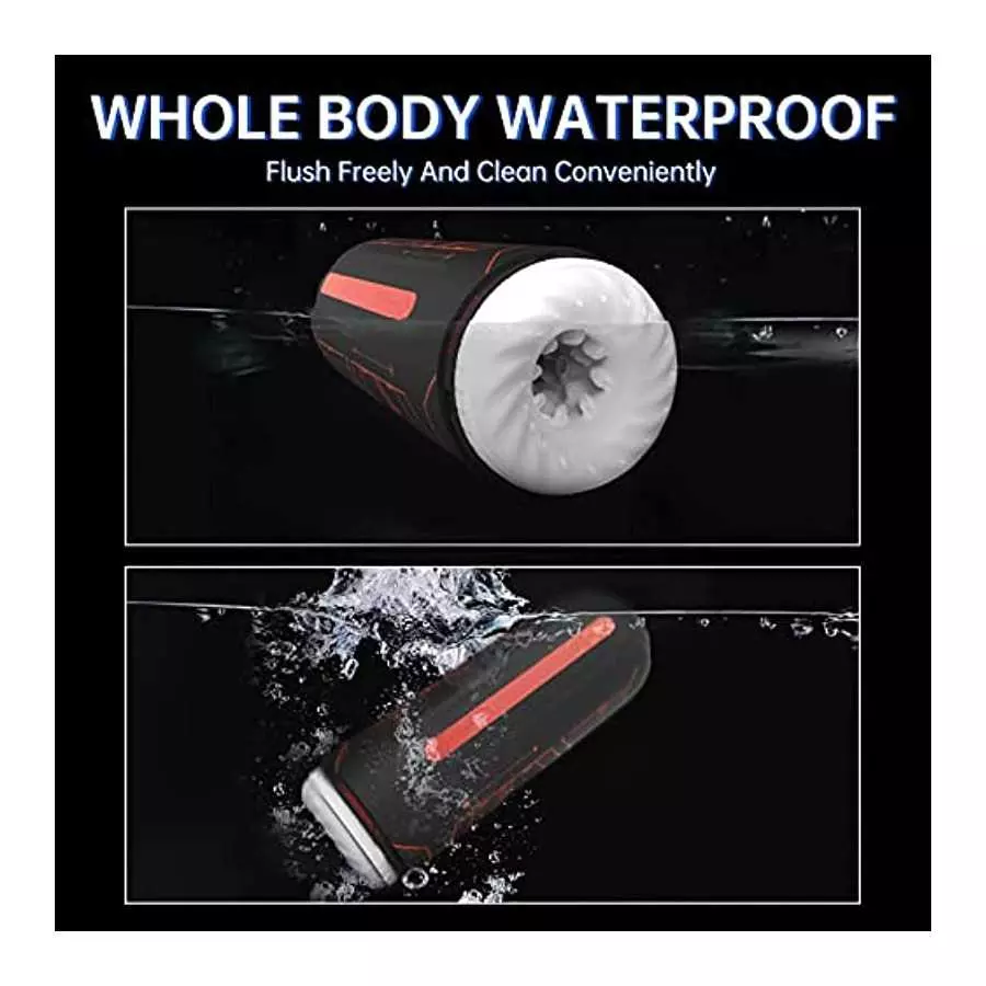 Automatic Male Masturbators, Vibrating Male Masturbator Cup with 7 Thrusting &Heating Modes Male Sex Toy, Electric Pocket Pussy