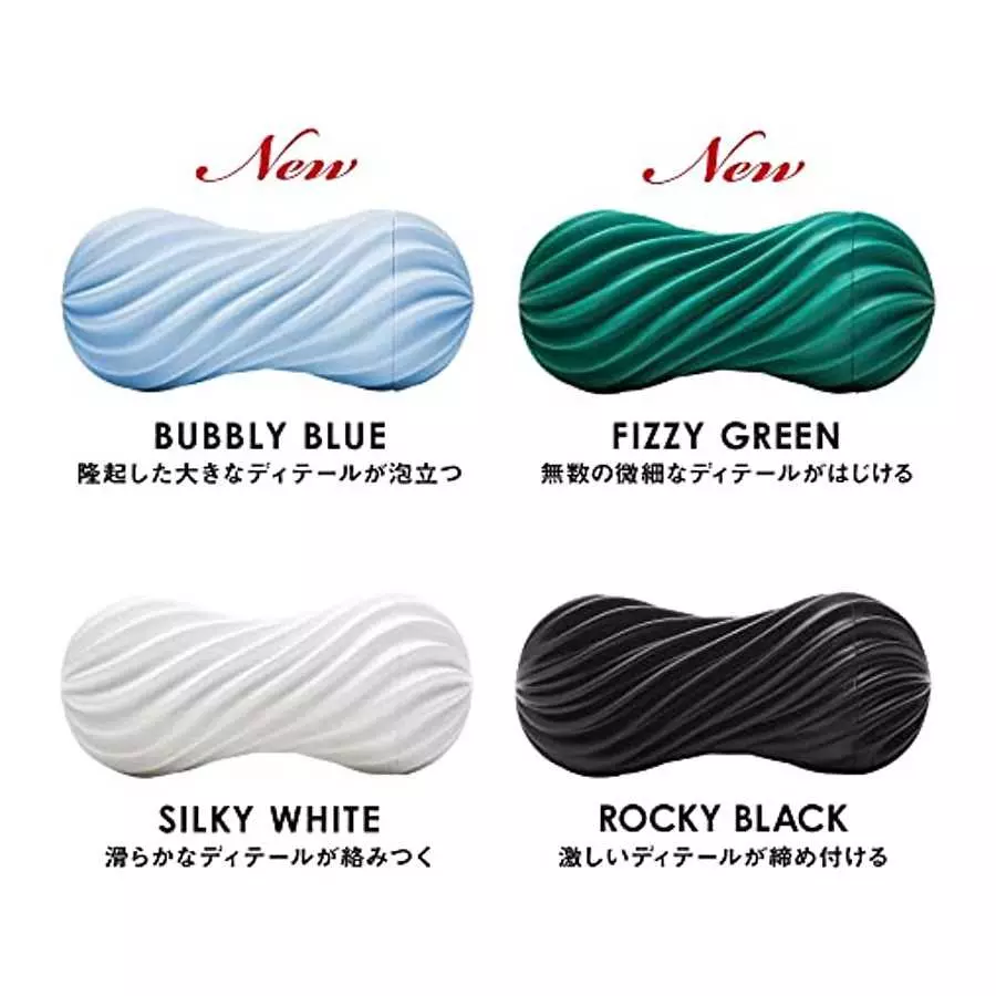 TENGA Flex Fizzy Green Reusable Male Masturbator (MOV-004)