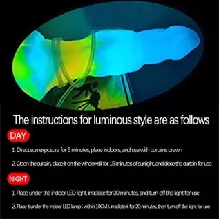 8.85" Luminous Dildo Silicone Vibrating Dildo Butt Plug for Women, Remote Condrol Animal Dildo Vibrator Ejaculating Dildo Toy, G