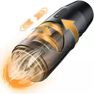 Automatic Male Masturbator, Electric Male Masturbator Cup with 8 Thrusting and 360°Rotation Modes, Male Stroker 3D Textured Slee