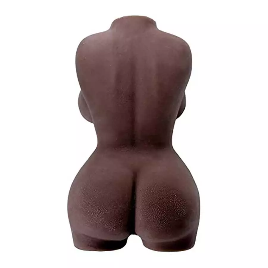 12lbs/(5.5KG) Sexy Doll Black Male masturbator, Lifelike 3D Texture Vagina and Tight Anus, Soft Breasts, Pocket cat Sexy Female