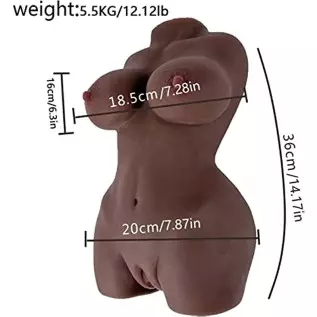 12lbs/(5.5KG) Sexy Doll Black Male masturbator, Lifelike 3D Texture Vagina and Tight Anus, Soft Breasts, Pocket cat Sexy Female 12lbs/(5.5KG) Sexy Doll Black Male masturbator, Lifelike 3D Texture Vagina and Tight Anus, Soft Breasts, Pocket cat Sexy Female