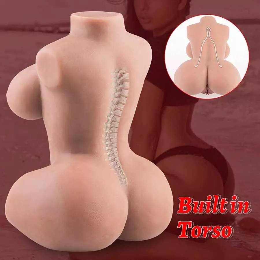 Sex Doll for Men Love Doll Male Masturbator, Realistic Female Sex Doll Torso with Big Boobs Vagina Anus, 12.9lb Pocket Pussy Sex