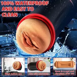 2 in 1 Male Masturbation Cup Adult Sex Toy for Men Double Ended Brown Skin Super Soft Masturbator Stroker Pocket Pussy with Mout 2 in 1 Male Masturbation Cup Adult Sex Toy for Men Double Ended Brown Skin Super Soft Masturbator Stroker Pocket Pussy with Mout
