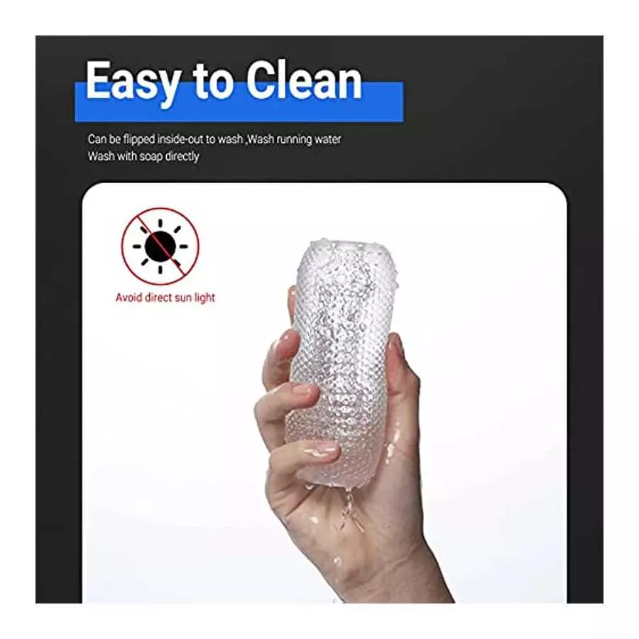 Male Masturbator Cup Vagina Oral Sleeve Stroker Masturbation Massager Pocket