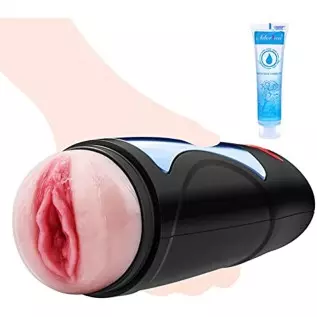 Electric Pocket Pussy Male Masturbator Cup - Adorime 3D Stroker with Realistic Internal Texture for Men Solo Play, Lifelike Mast Electric Pocket Pussy Male Masturbator Cup - Adorime 3D Stroker with Realistic Internal Texture for Men Solo Play, Lifelike Mast