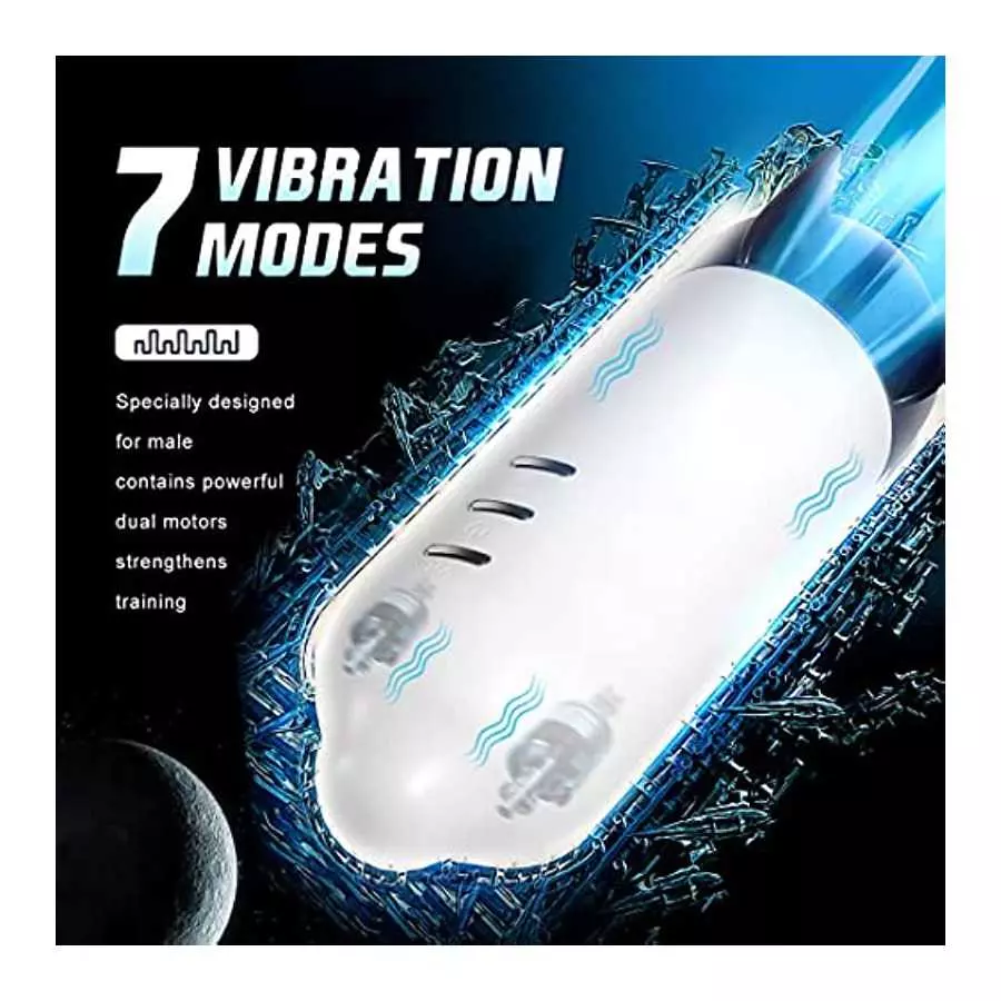 Automatic Male Masturbator, Sucking Male Masturbator Cup with 7 Suction & 7 Vibrating for Mens Male Sex Toys, Pocket Pussy Strok