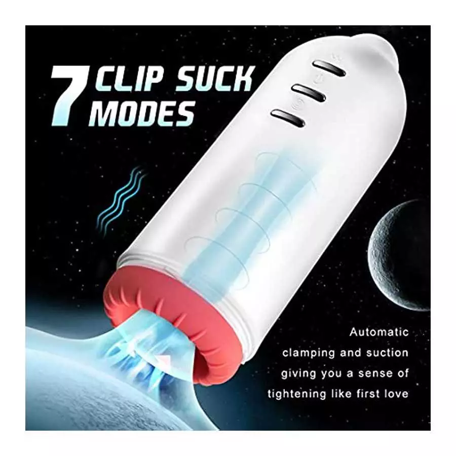 Automatic Male Masturbator, Sucking Male Masturbator Cup with 7 Suction & 7 Vibrating for Mens Male Sex Toys, Pocket Pussy Strok