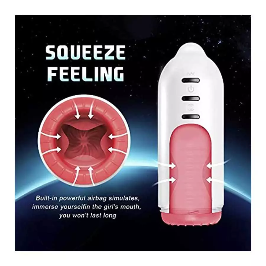 Automatic Male Masturbator, Sucking Male Masturbator Cup with 7 Suction & 7 Vibrating for Mens Male Sex Toys, Pocket Pussy Strok