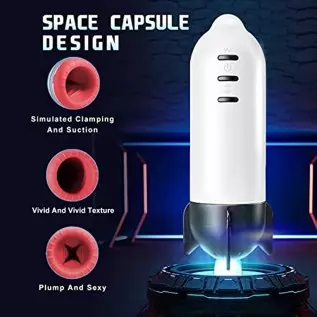 Automatic Male Masturbator, Sucking Male Masturbator Cup with 7 Suction & 7 Vibrating for Mens Male Sex Toys, Pocket Pussy Strok